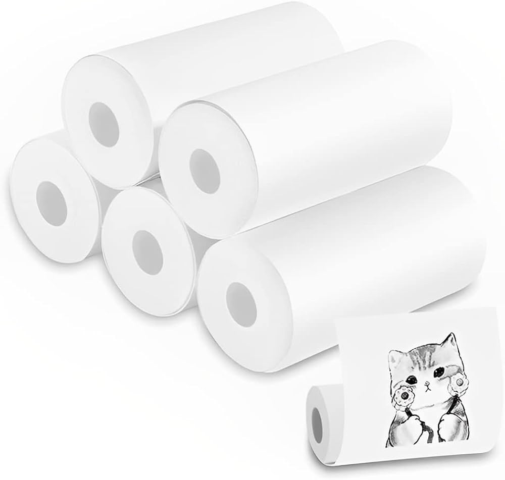 Clear Sticky Roll Paper for Mini Thermal Printer