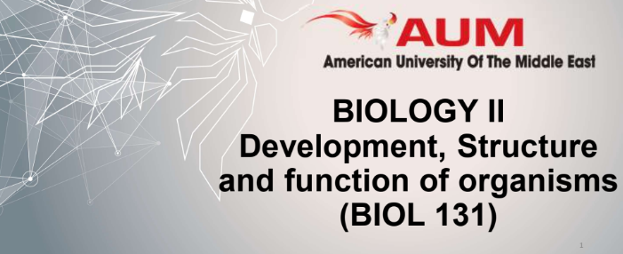 AUM BIOL131 Notes