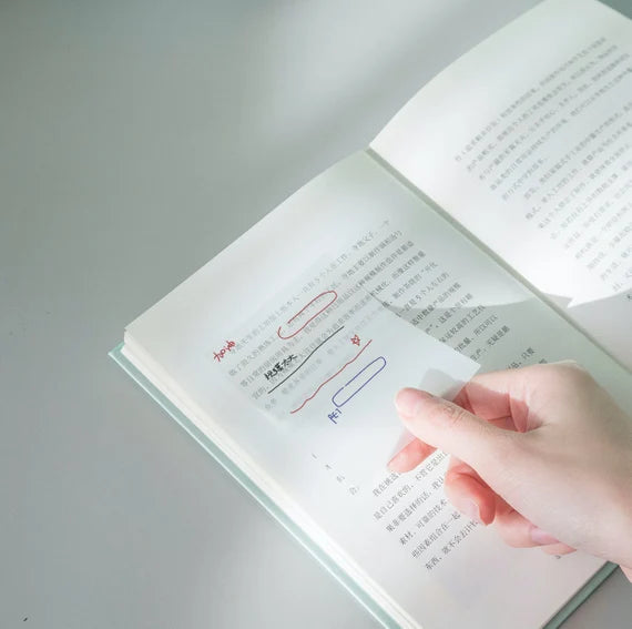 6X Packs Transparent Sticky Notes
